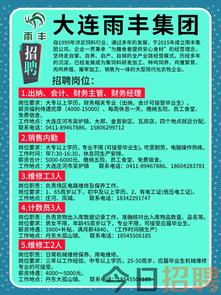 瓦房店招聘网最新消息，职业发展黄金机遇来临